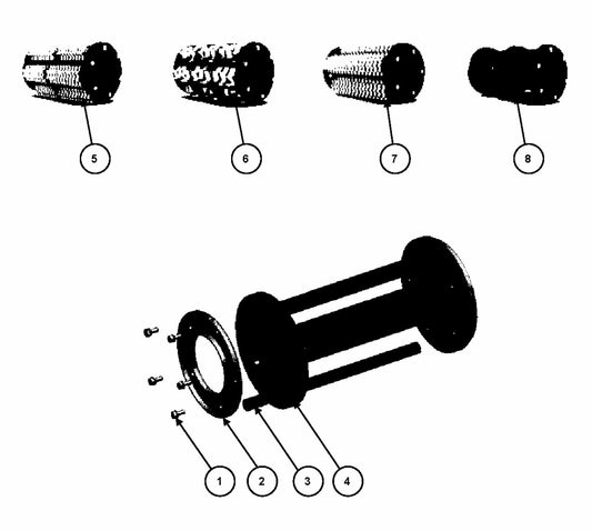 BMC 335 Scarify Drums Assembly Parts
