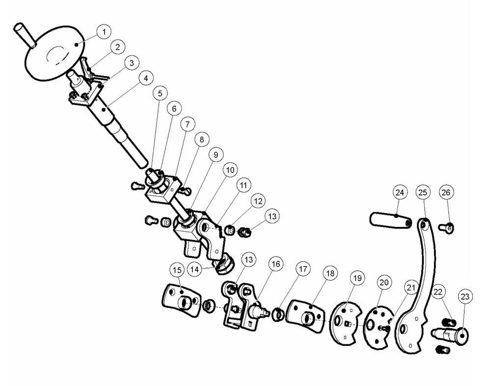 BMC 335 Height Adjustment Assembly Parts by Husqvarna