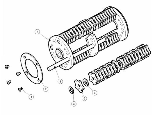 BMP 215 Petrol Drum, Complete Assembly Parts