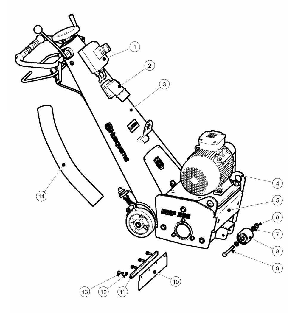 BMP 265 General Assembly Parts by Husqvarna