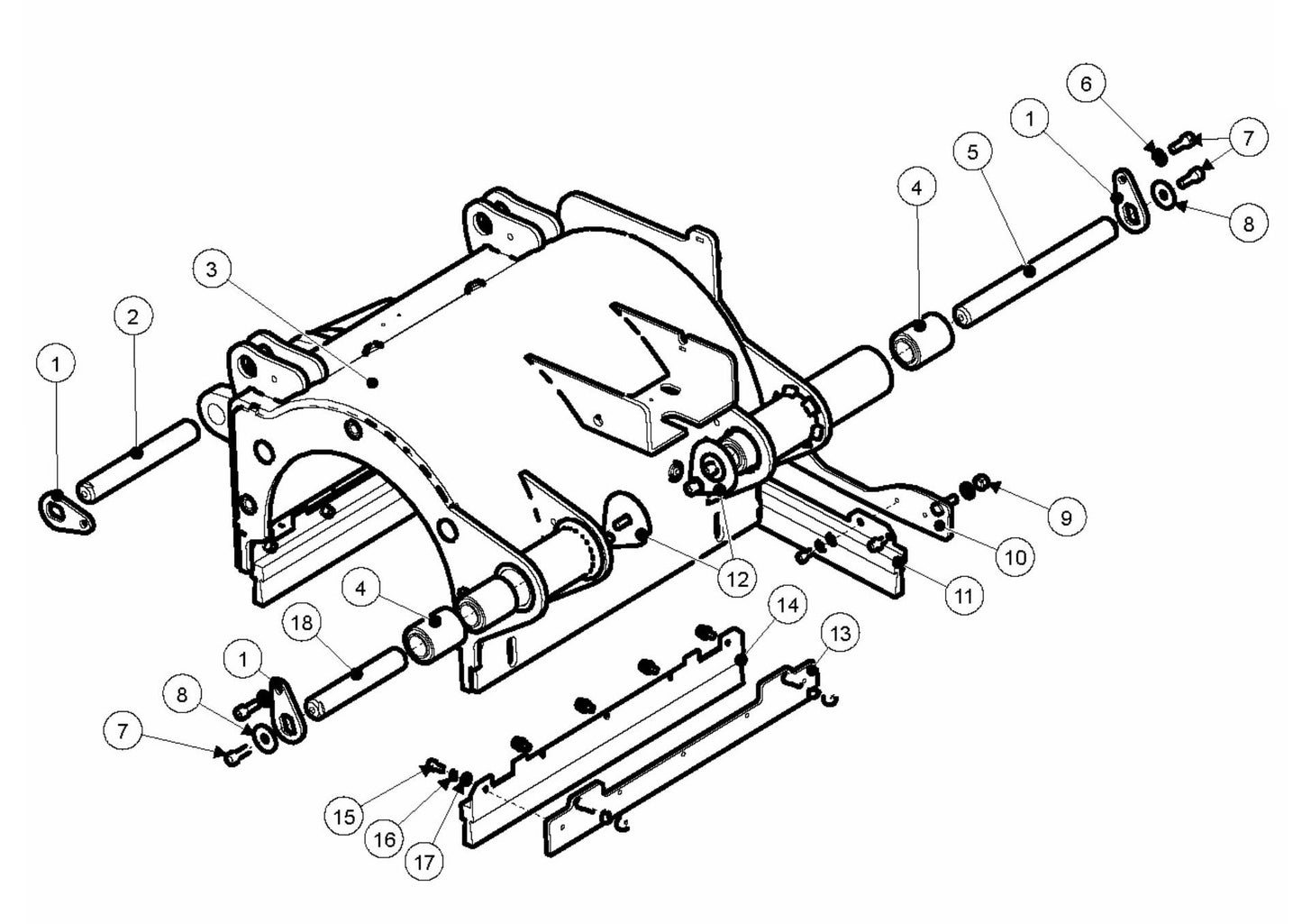 BMP 335 Drum Housing Assembly Parts