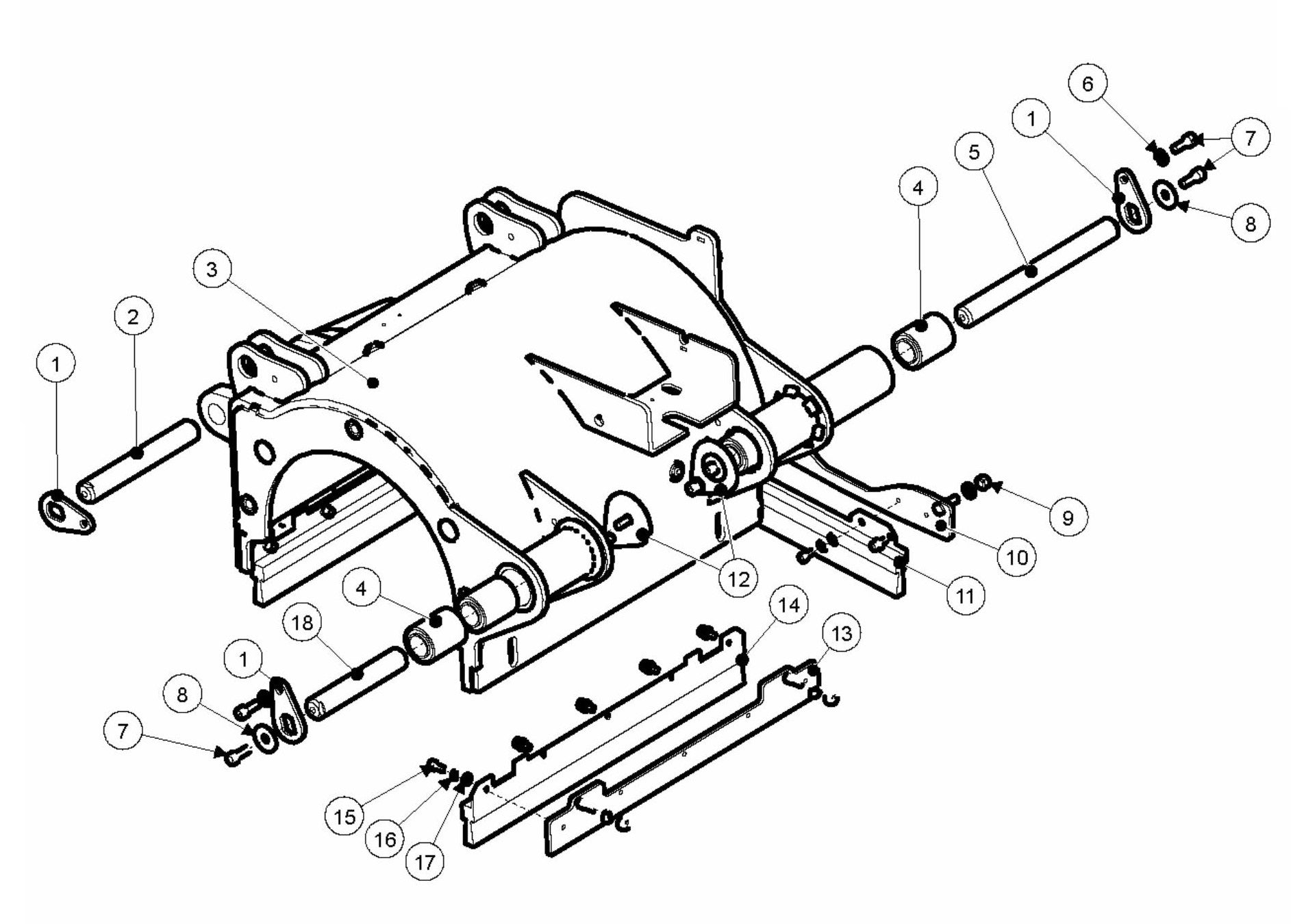 BMP 335 Drum Housing Assembly Parts