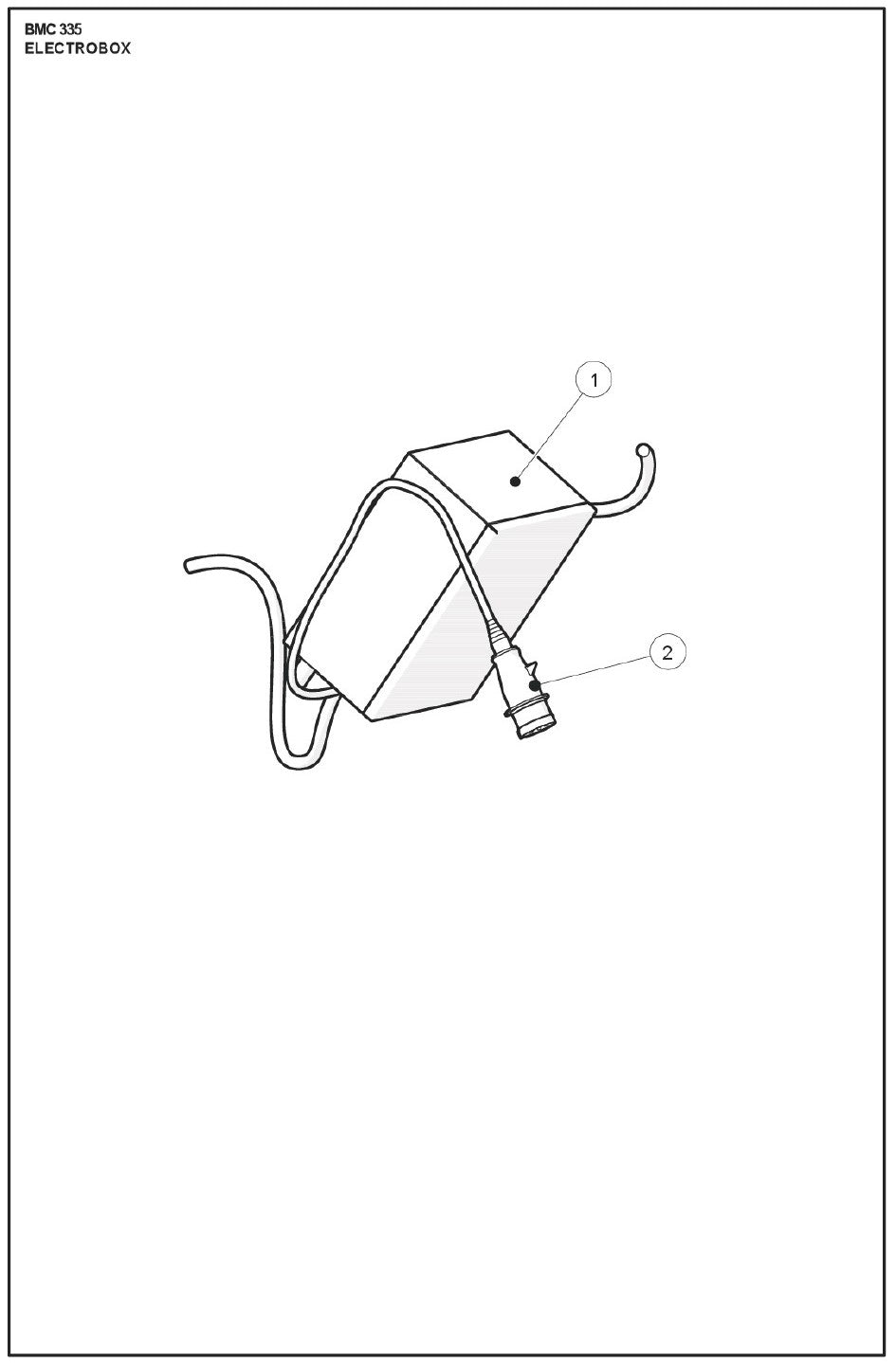 Electrobox Parts For BMP 335 By Husqvarna