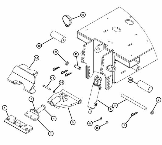 BMS 280P Frame Assembly Parts By Husqvarna