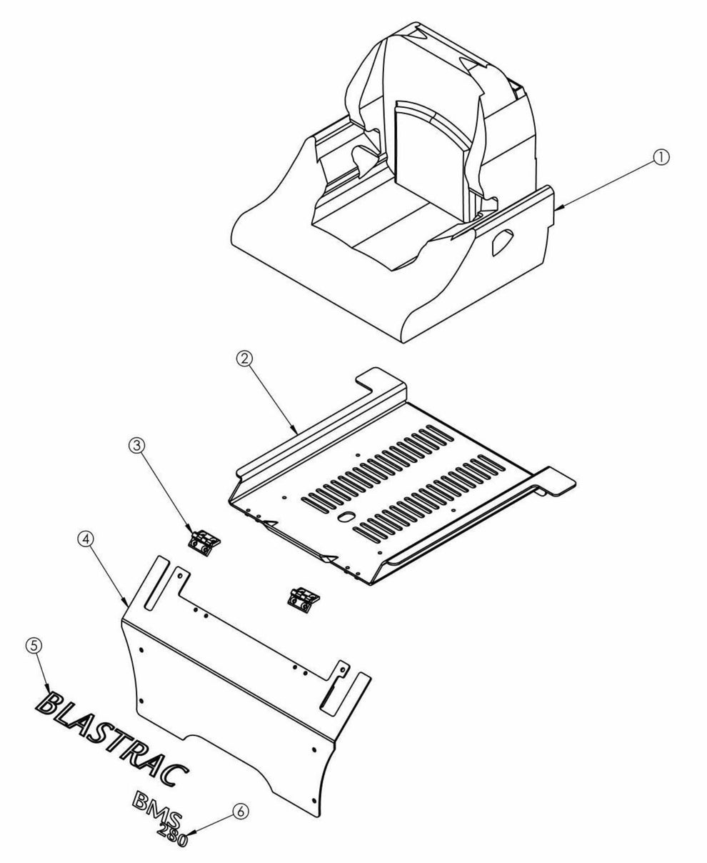 BMS-280LP Assembly Parts-1 by Husqvarna
