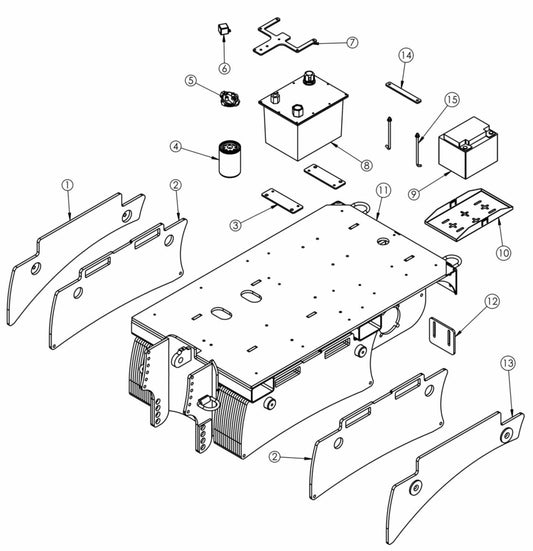 BMS-280LP Assembly Parts-6 by Husqvarna