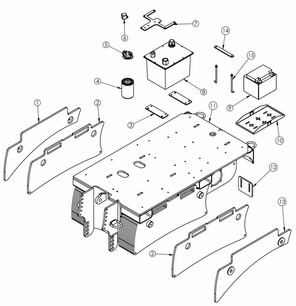 BMS-280LP Assembly Parts-6 by Husqvarna