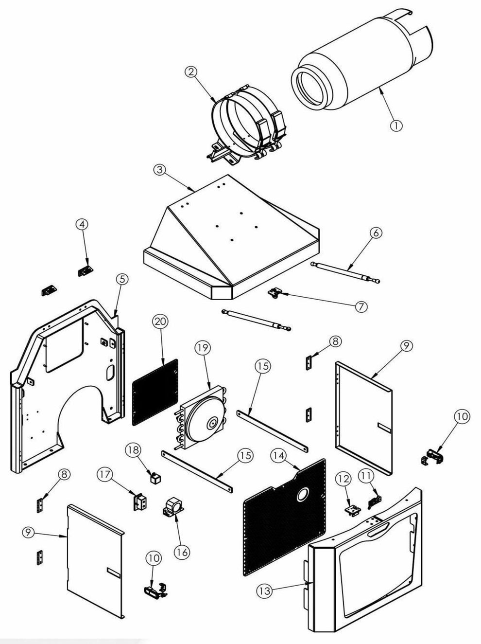 BMS-280LP Assembly Parts-4 by Husqvarna