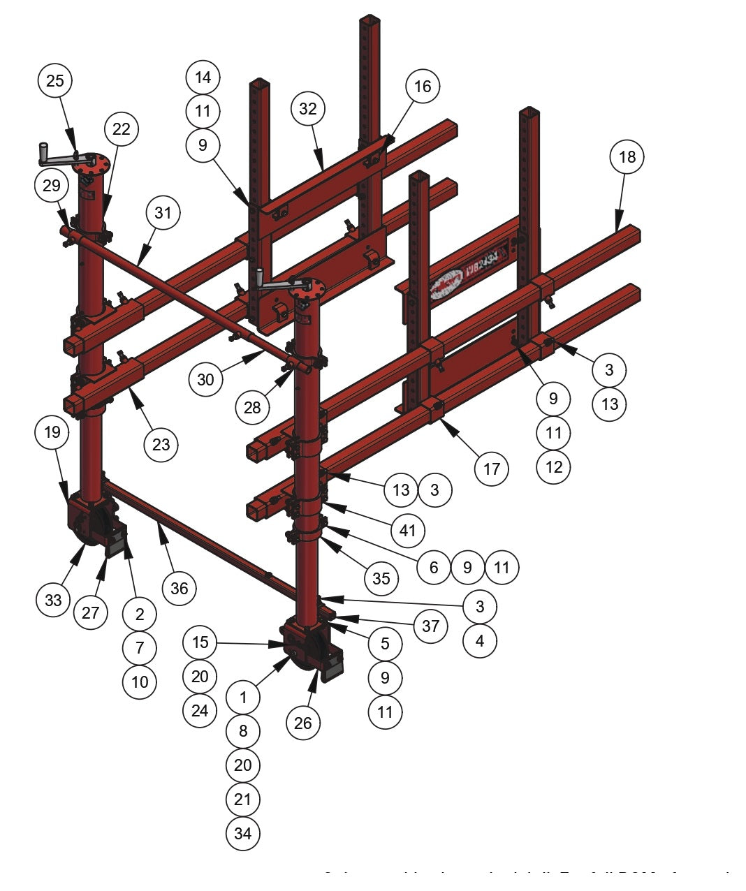 WB2434 Bridge Deck End Bracket Assembly Parts by Allen Engineering