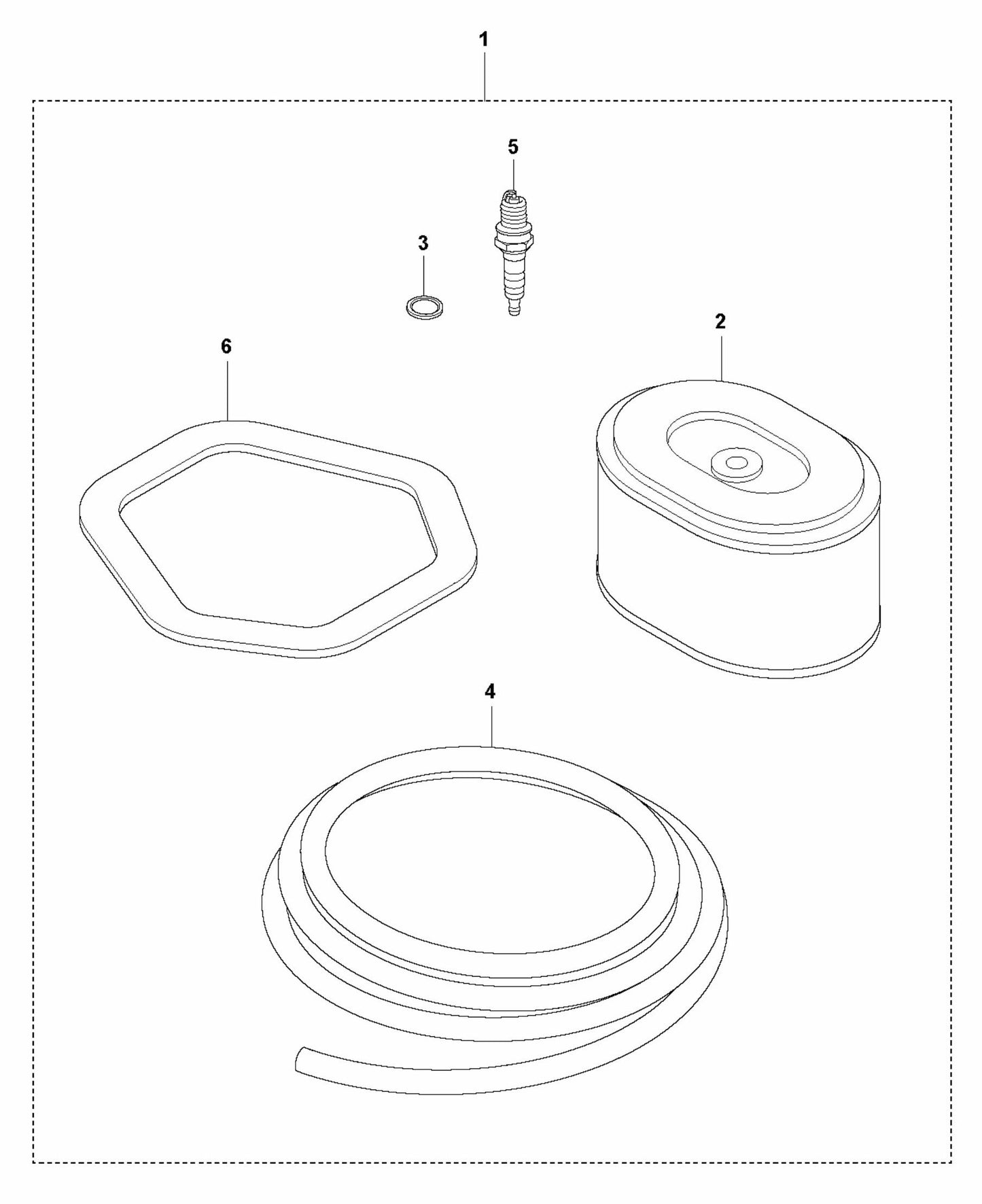 BT 90 Pneumatic Service Kit-Honda GX 270 Assembly Parts