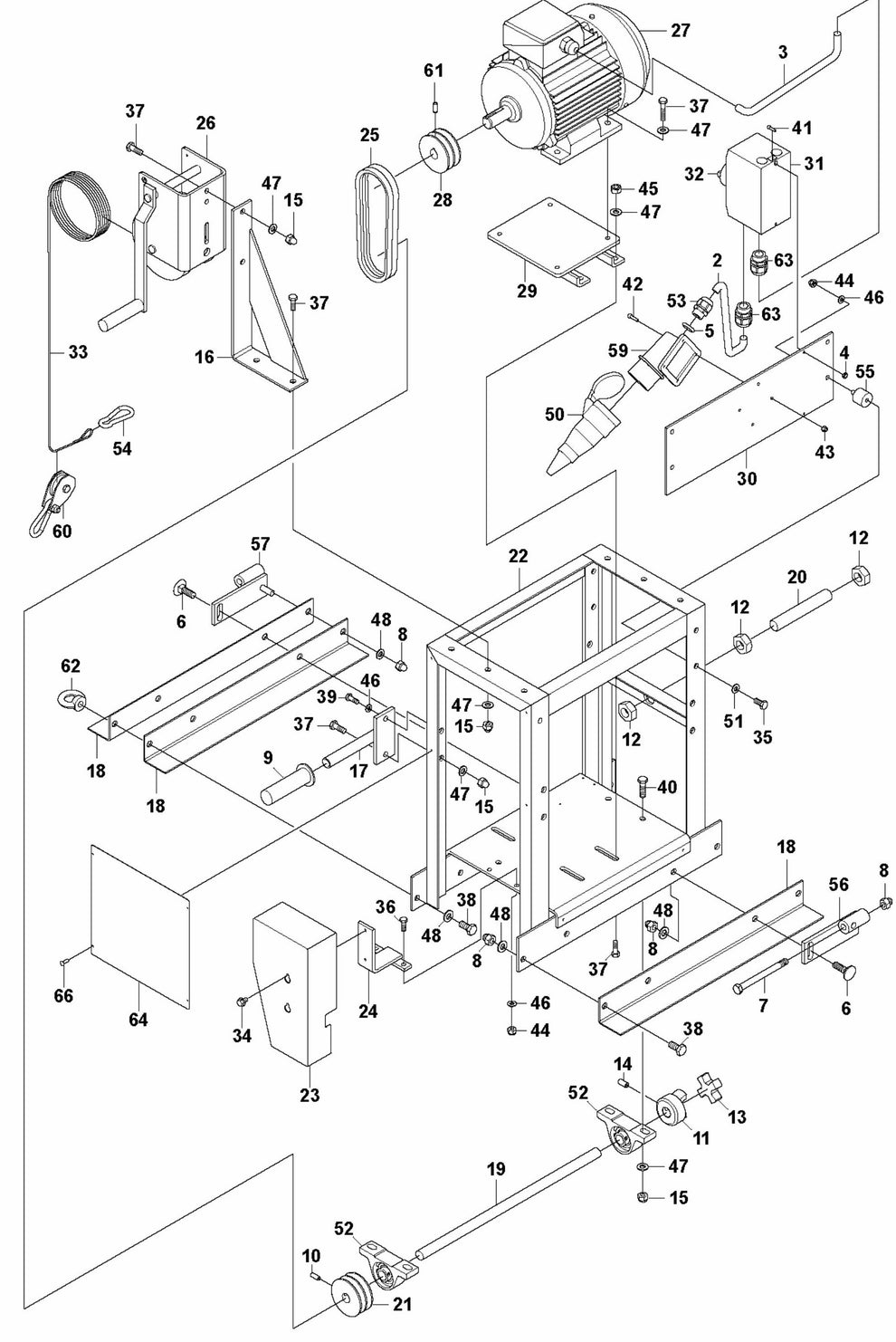 BT 90P Drive Unit Electric Assembly Parts