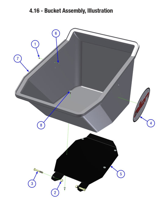 AT16 Bucket Assembly Parts By Allen Engineering