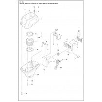 Motor, Valid For Machines SN 20210100078 - SN 202336100137 For BV 30i Electrical Power Concrete Screed By Husqvarna