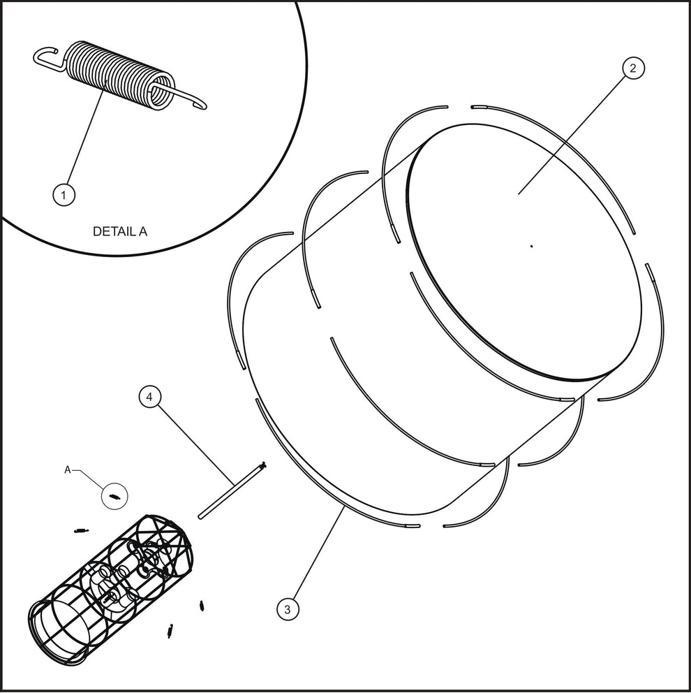 Balloon Light Assembly Group Parts For Maxi-Lite II and Night-Lite Pro II Units (SN 07-002729 and UP) by Allmand