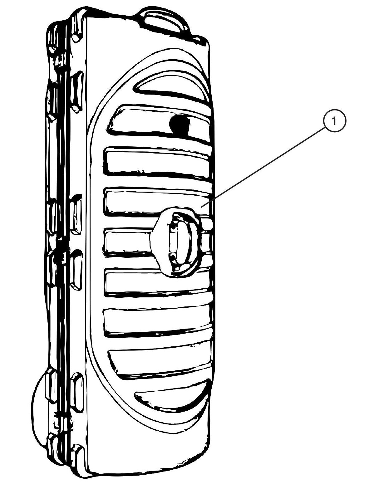 Balloon Light Carry Case Assembly Parts For Maxi-Lite II and Night-Lite Pro II Units (SN 07-002729 and UP) by Allmand