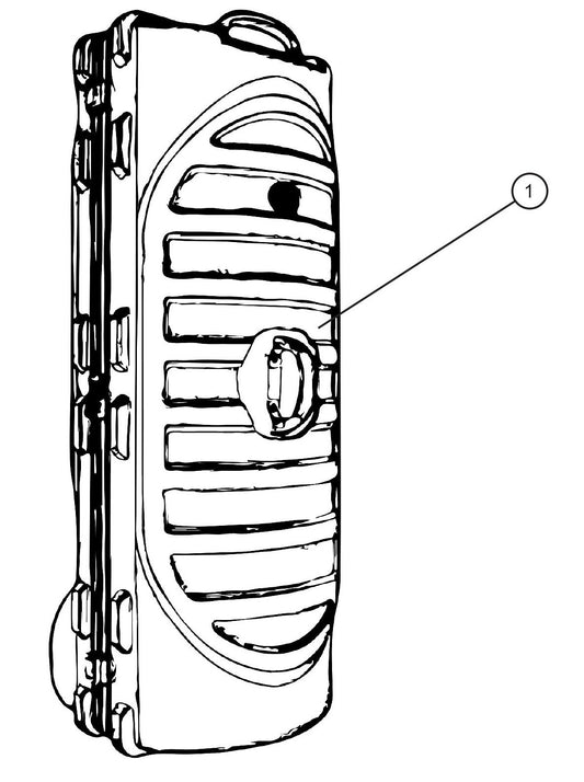 Balloon Light Carry Case Assembly Parts For Maxi-Lite II and Night-Lite Pro II Units (SN 07-002729 and UP) by Allmand