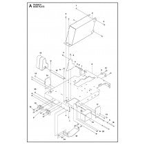 Base Plate Parts for FS3500 G II By Husqvarna