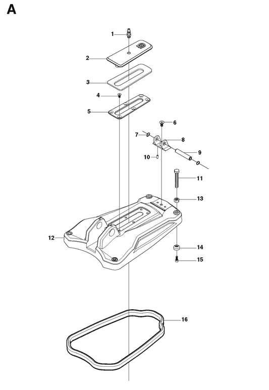 Base Plate Parts for DS 150 By Husqvarna