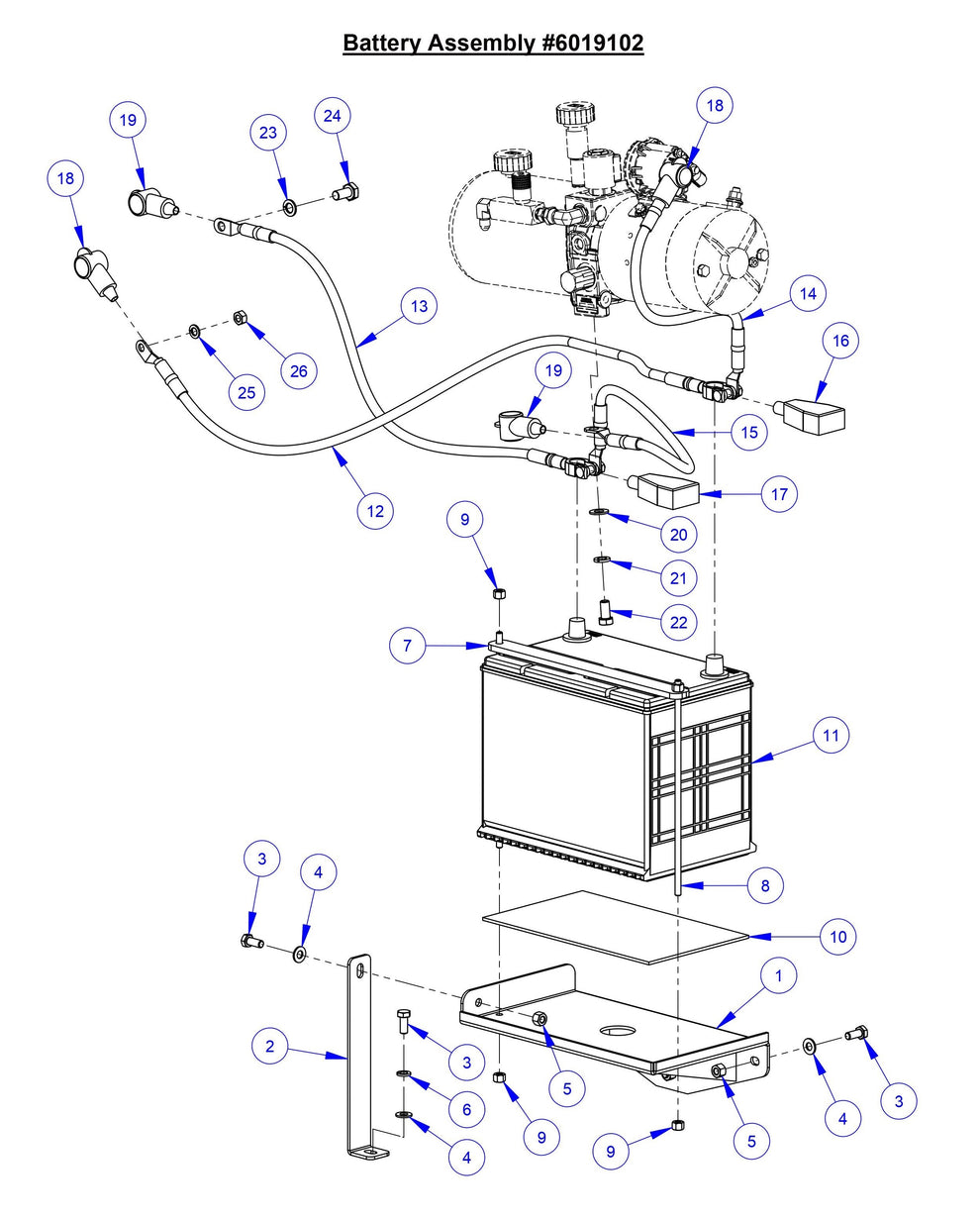 CC6566 Battery Assembly