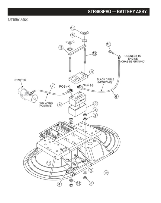STR46SPVG STOW-Battery Assembly