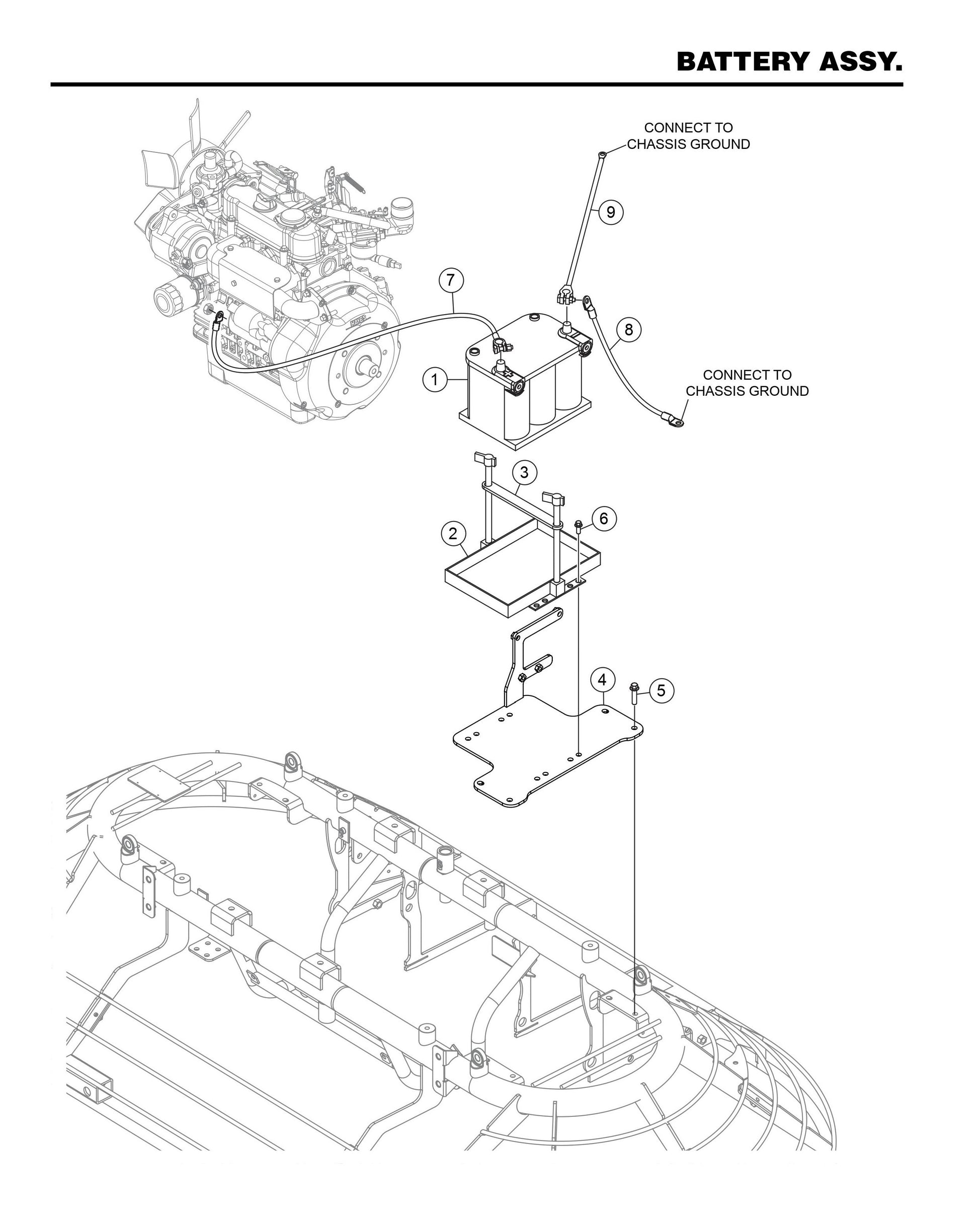 HHXDF4 HHXDF5 Battery Assembly