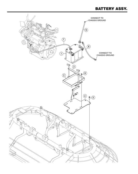 HHXDF4 HHXDF5 Battery Assembly