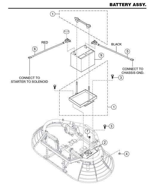 HTX6H Battery Assembly