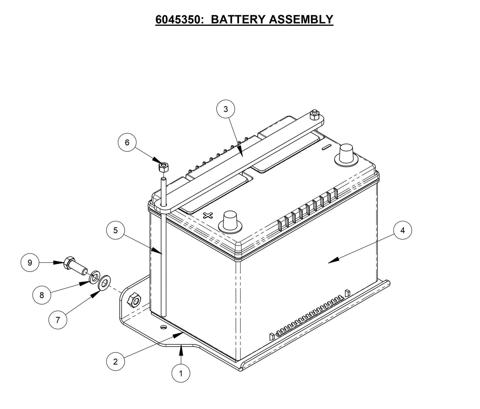 CC4120 /30EXL-3 Battery Assembly