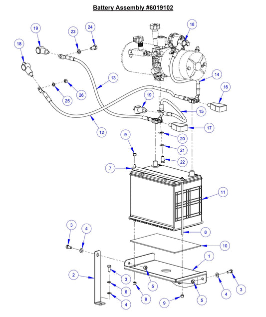 CC6566-3 Battery Assembly