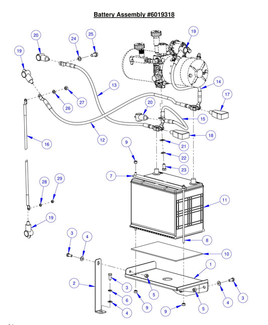 CC6561-3 Battery Assembly