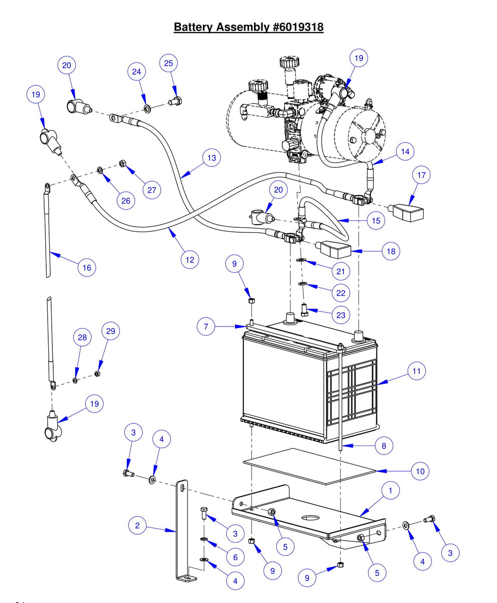 CC6561-3 Battery Assembly