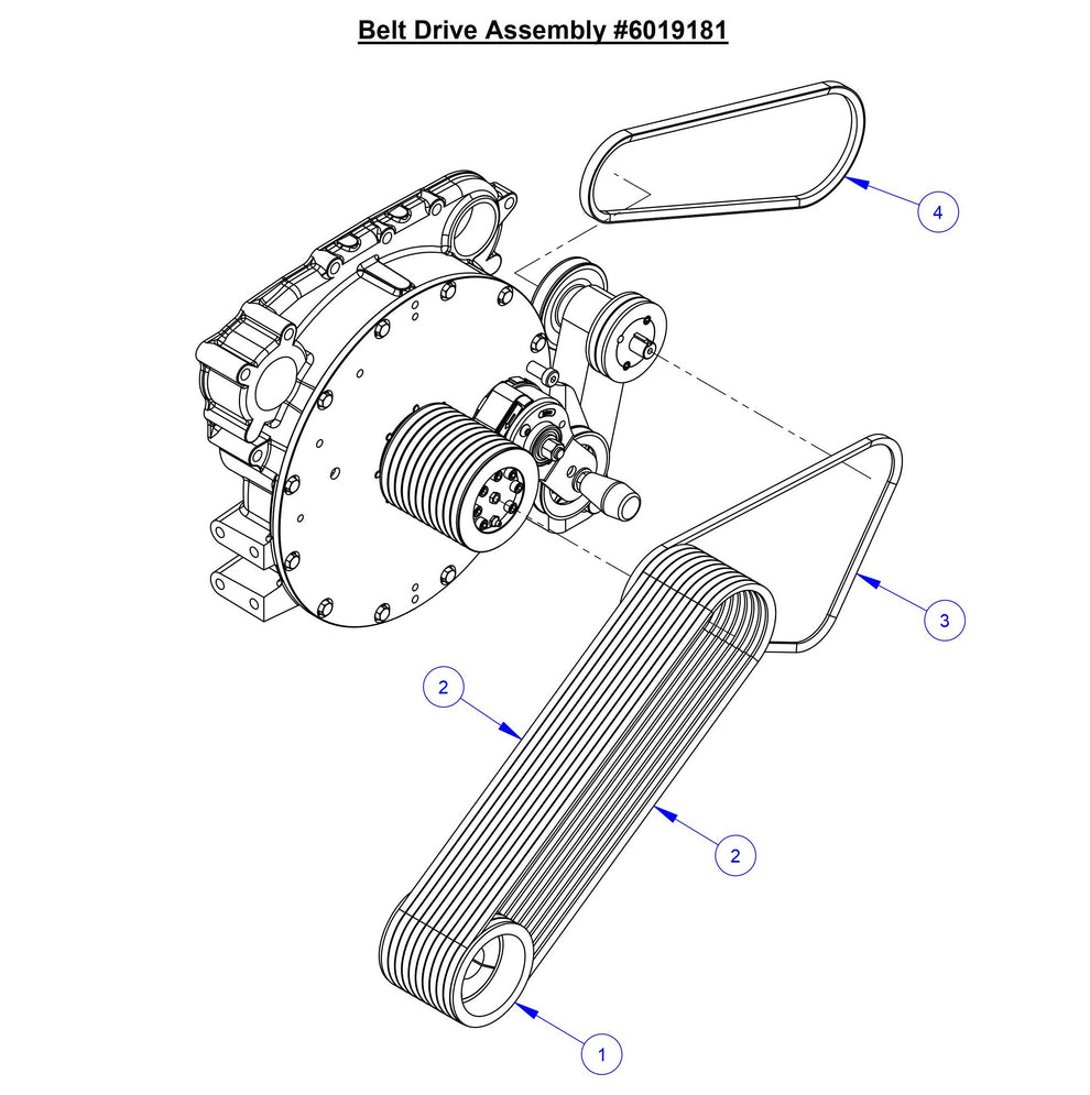 CC6566-3 Belt Drive Assembly
