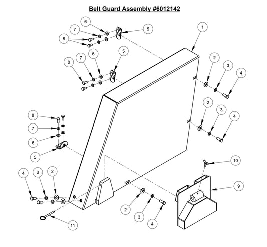 CC3728 Belt Guard Assembly