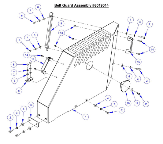 CC6566 Belt Guard Assembly