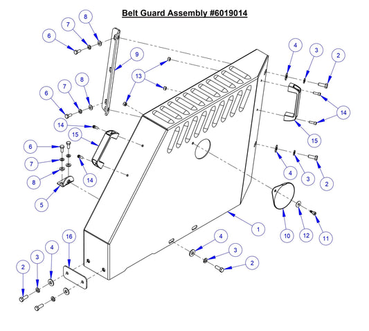 CC6566-3 Belt Guard Assembly