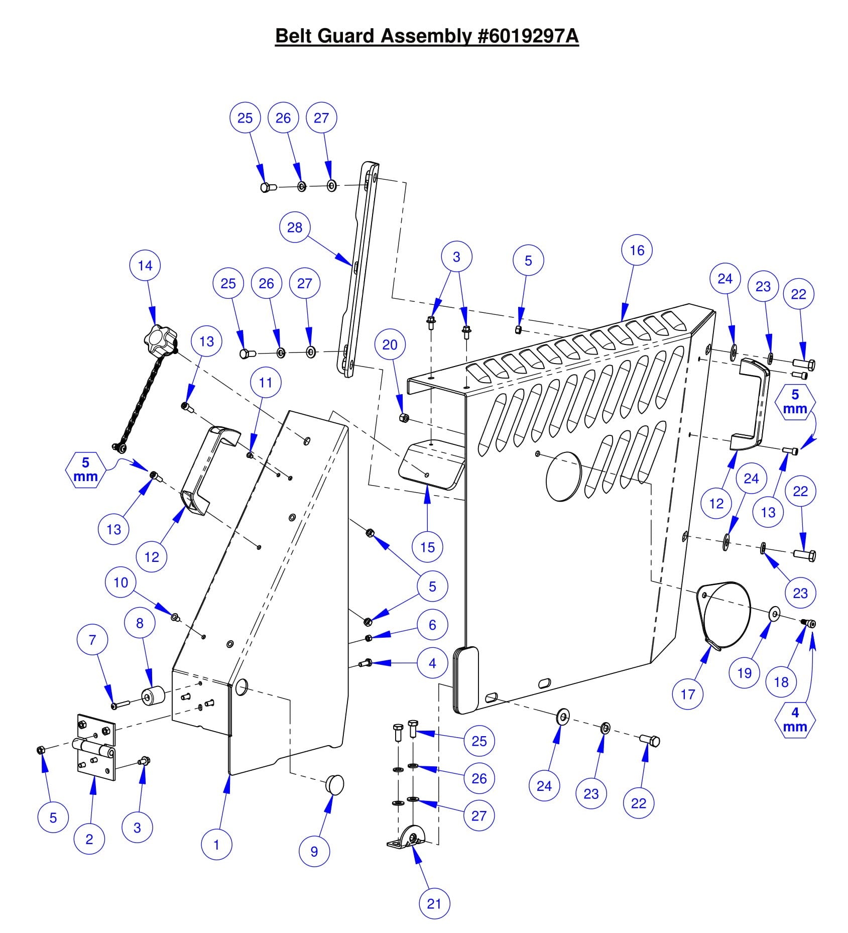CC6561-3 Belt Guard Assembly 