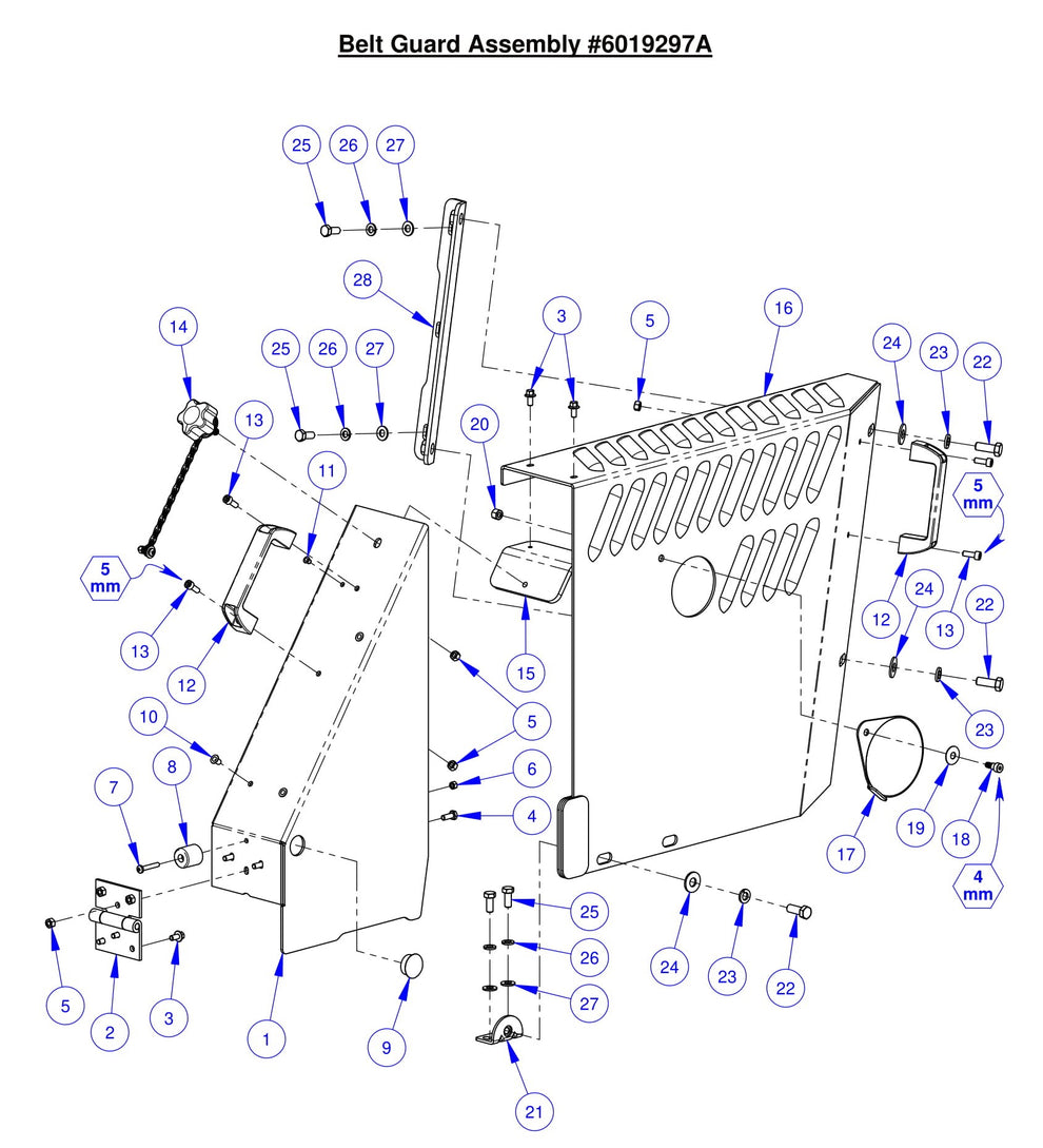 CC6561-3 Belt Guard Assembly 