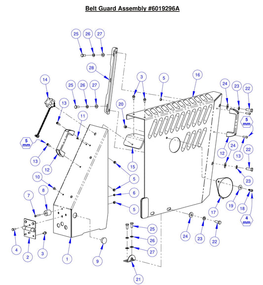 CC6561 Belt Guard Assembly