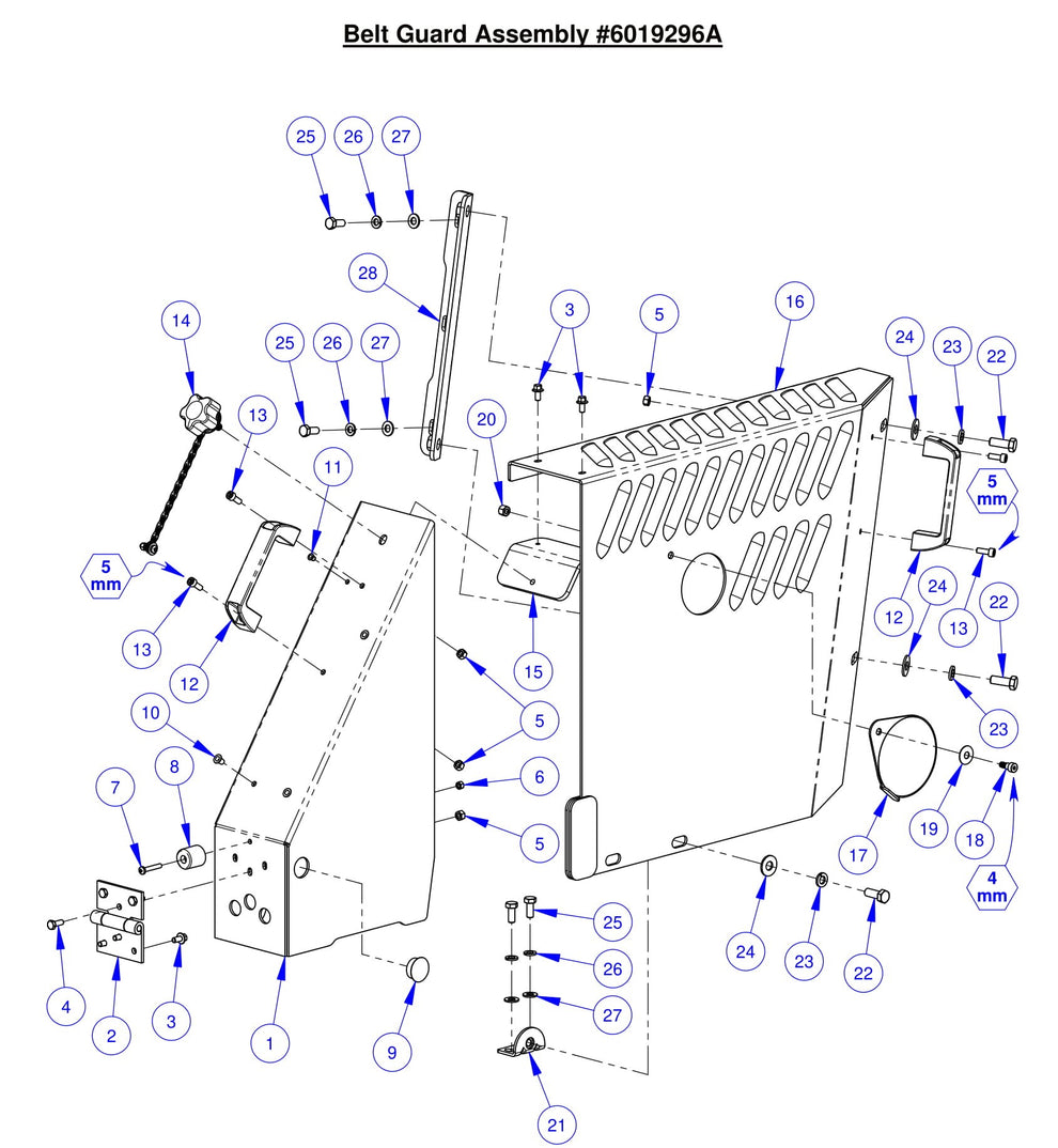 CC6561 Belt Guard Assembly