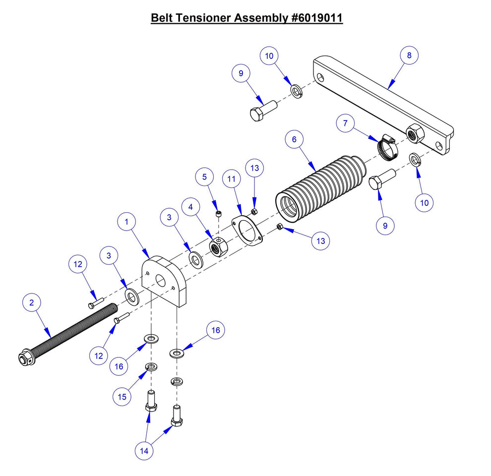 CC6566 Belt Tensioner Assembly