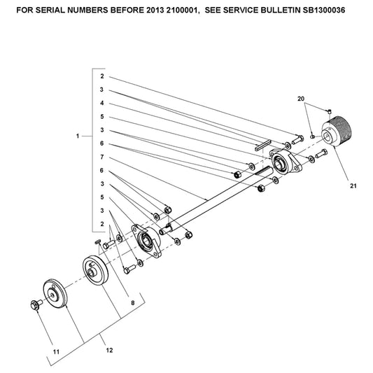 FS400LV Blade Arm Parts