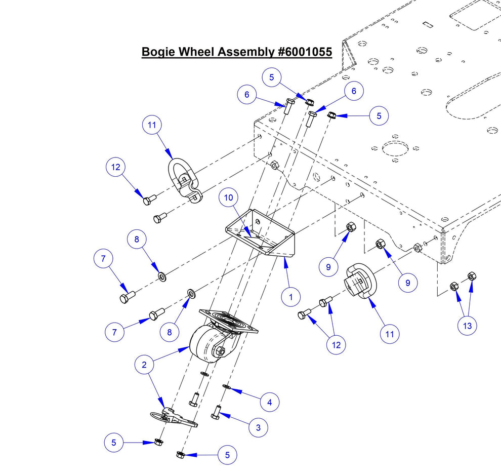 CC5049 Bogie Wheel Assembly