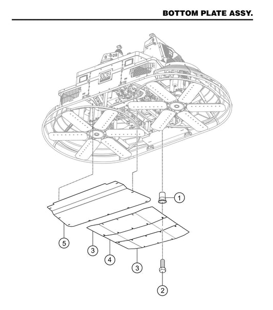 STX6H Bottom Plate Assembly