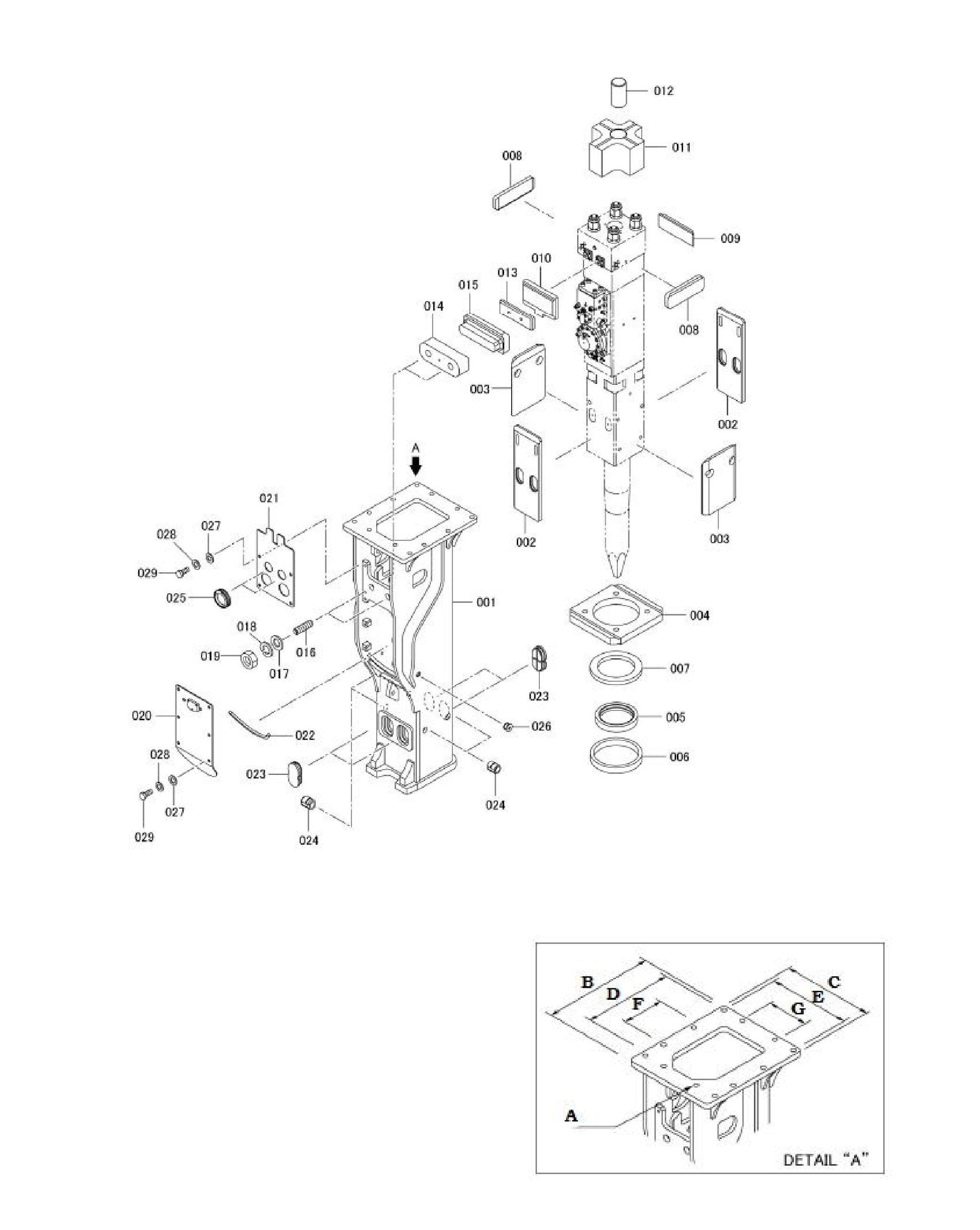 Box Mounting Parts for Fx1070 By Husqvarna