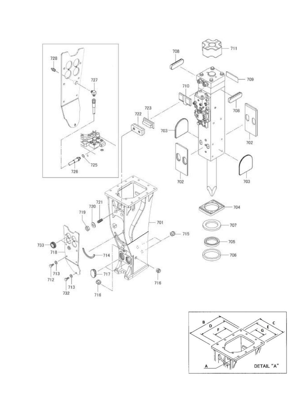 Box Mounting fig 2 Parts for Fx175 By Husqvarna