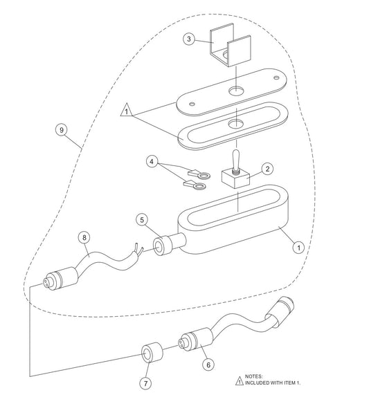 C-30HDG PUMP — Remote Control Cable Assembly Parts By Multiquip