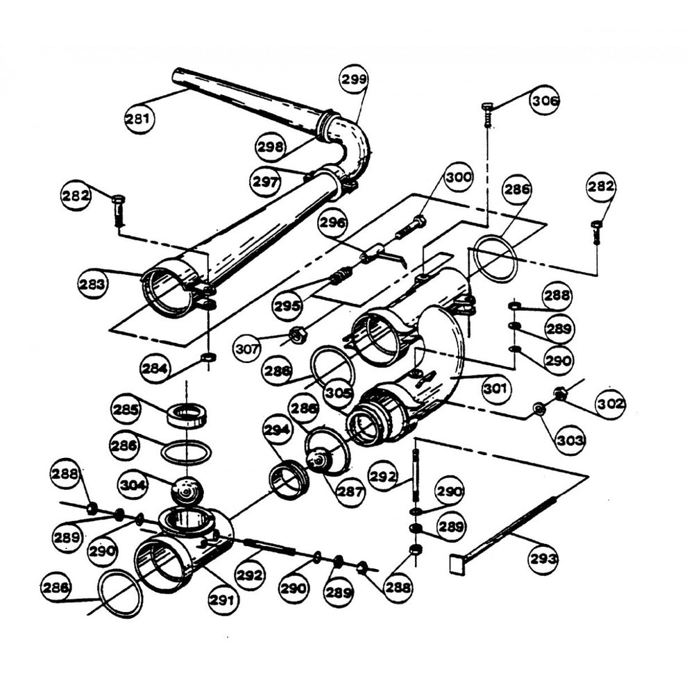 C30HD Concrete Delivery Assembly Parts By Multiquip