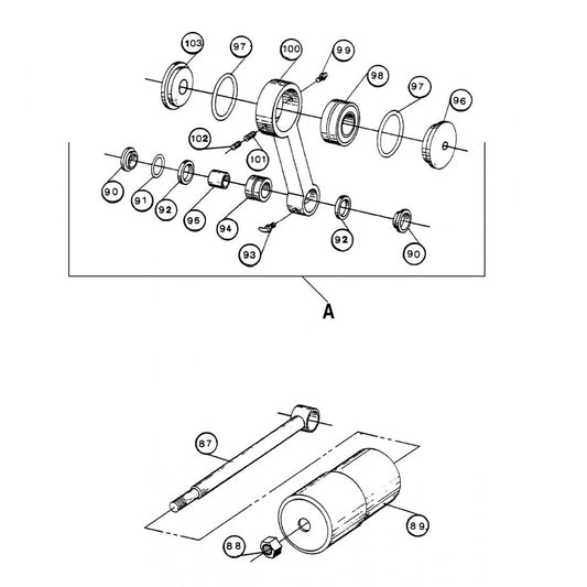 C-30HD — Connecting Rod Assembly 20328 (Old Style) Parts By Multiquip