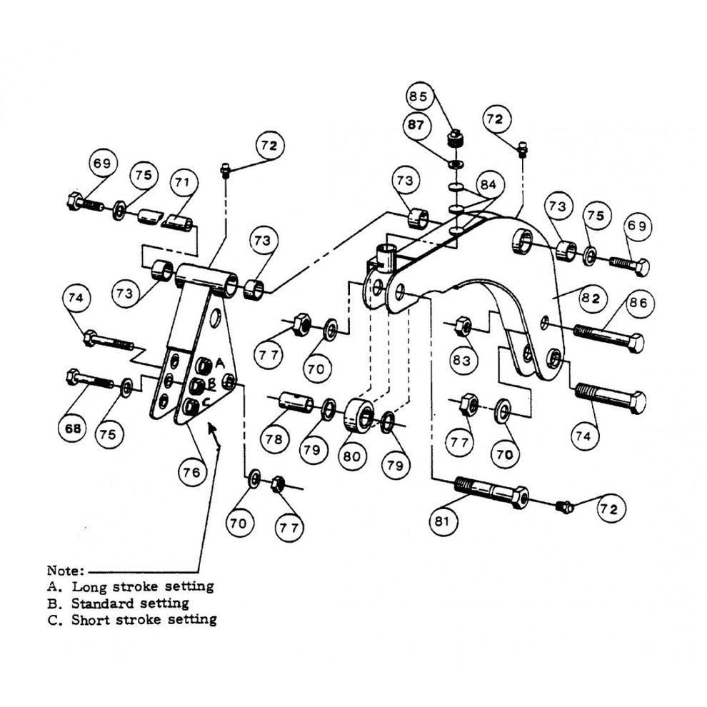 C30HD Rocker Assembly Parts By Multiquip