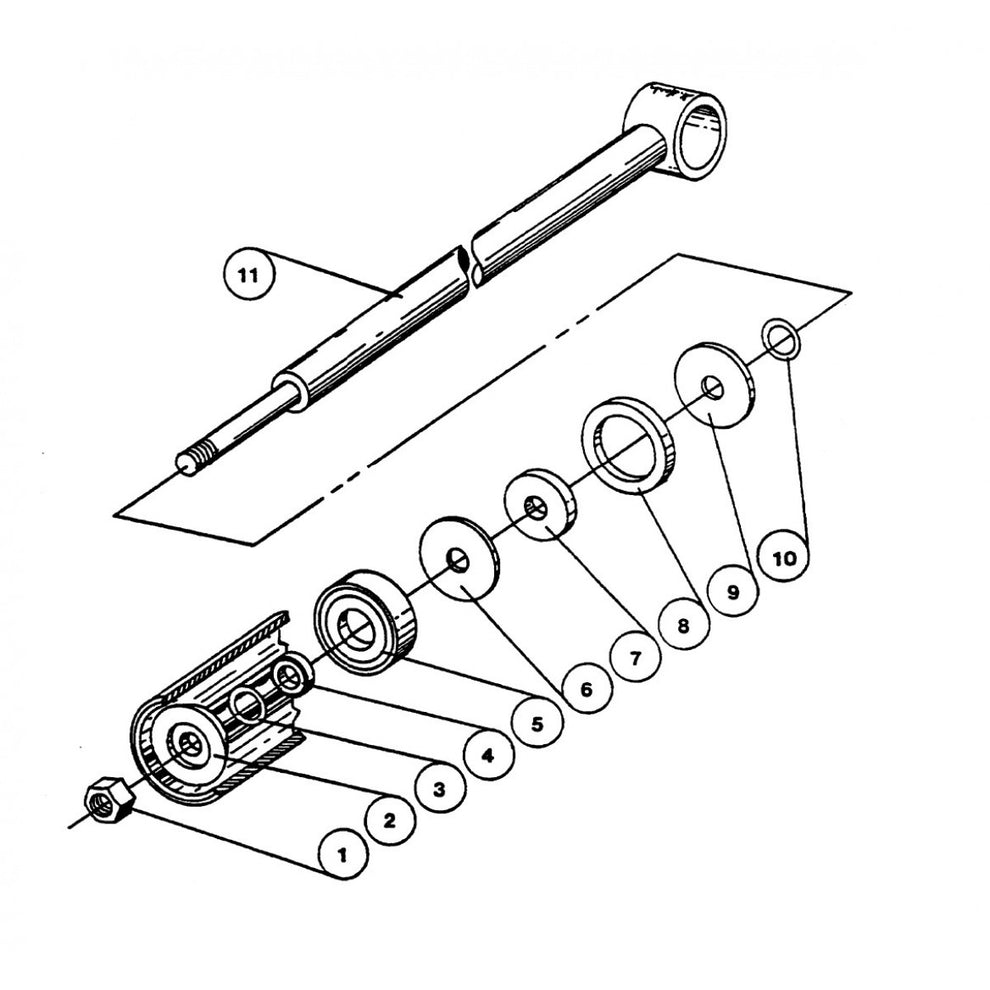 C30MG Piston Head Components Assembly Parts By Multiquip